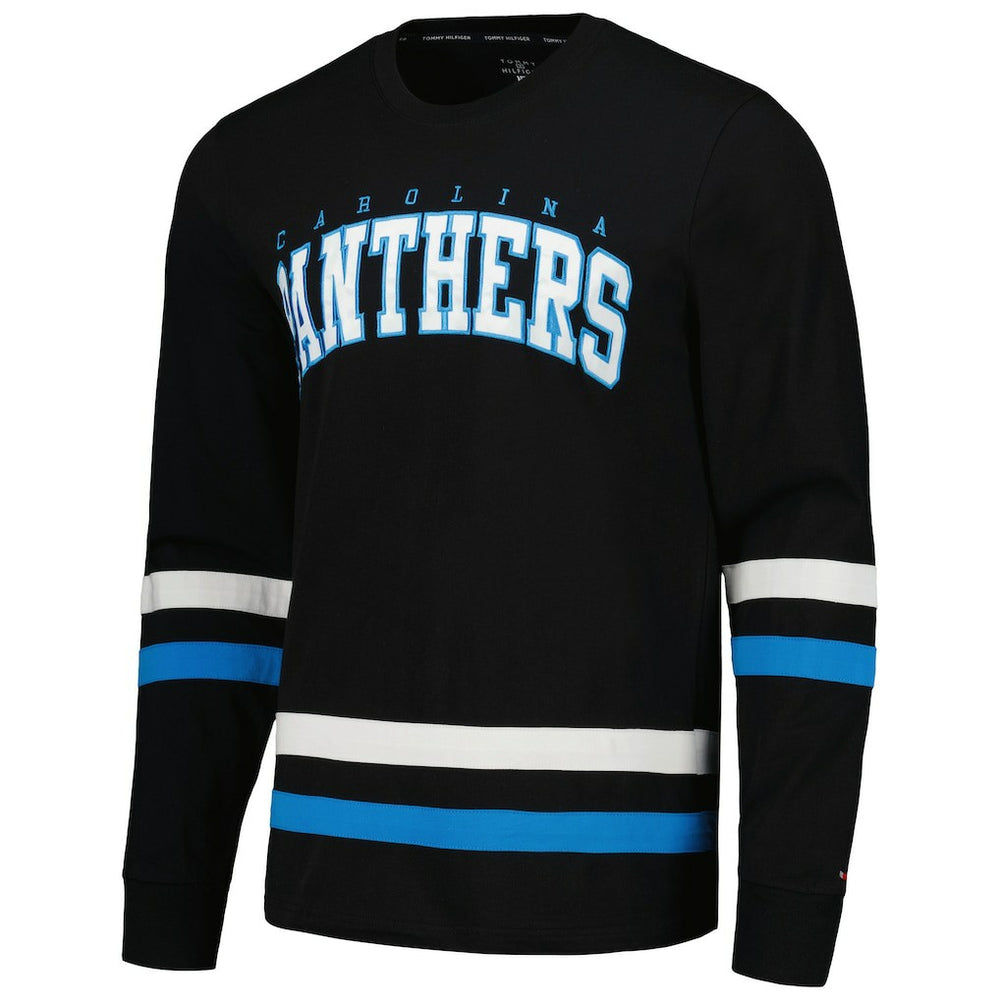 Carolina Panthers Tommy Hilfiger Nolan Long Sleeve T-Shirt Black/Blue