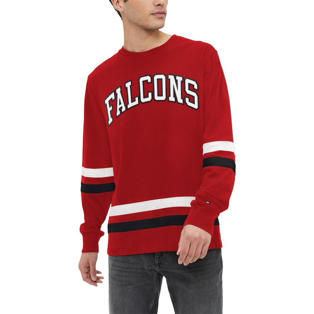 Atlanta Falcons Tommy Hilfiger Nolan Long Sleeve T-Shirt Red/Black