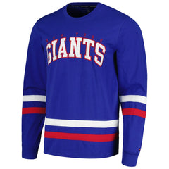 New York Giants Tommy Hilfiger Nolan Long Sleeve T-Shirt Royal/Red