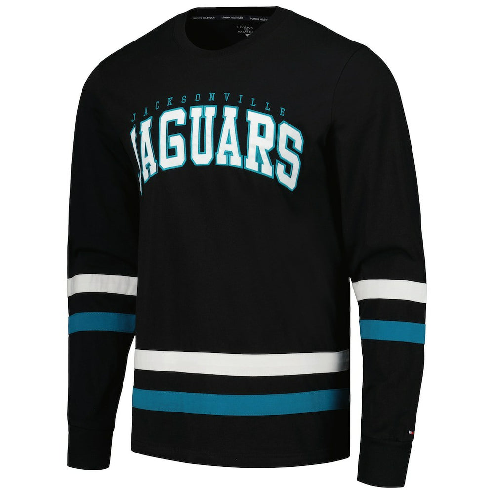Jacksonville Jaguars Tommy Hilfiger Nolan Long Sleeve T-Shirt Black/Teal