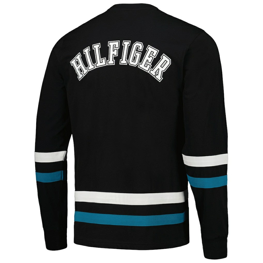 Jacksonville Jaguars Tommy Hilfiger Nolan Long Sleeve T-Shirt Black/Teal