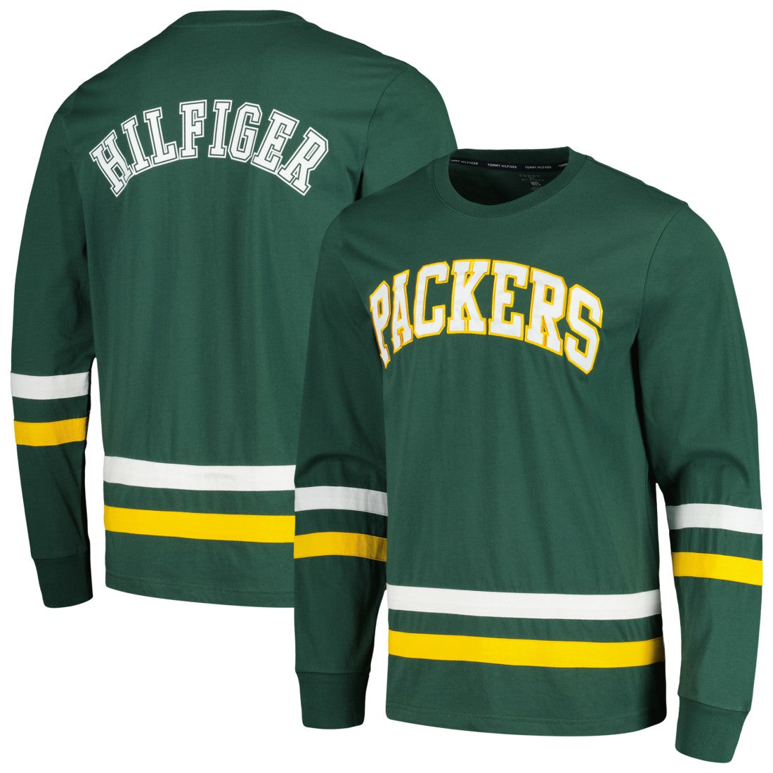 Green Bay Packers Tommy Hilfiger Nolan Long Sleeve T-Shirt Green/Gold