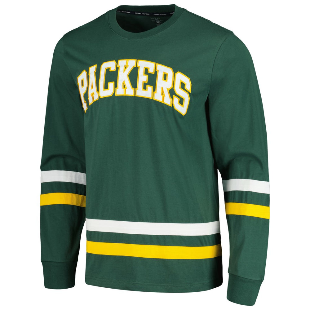Green Bay Packers Tommy Hilfiger Nolan Long Sleeve T-Shirt Green/Gold