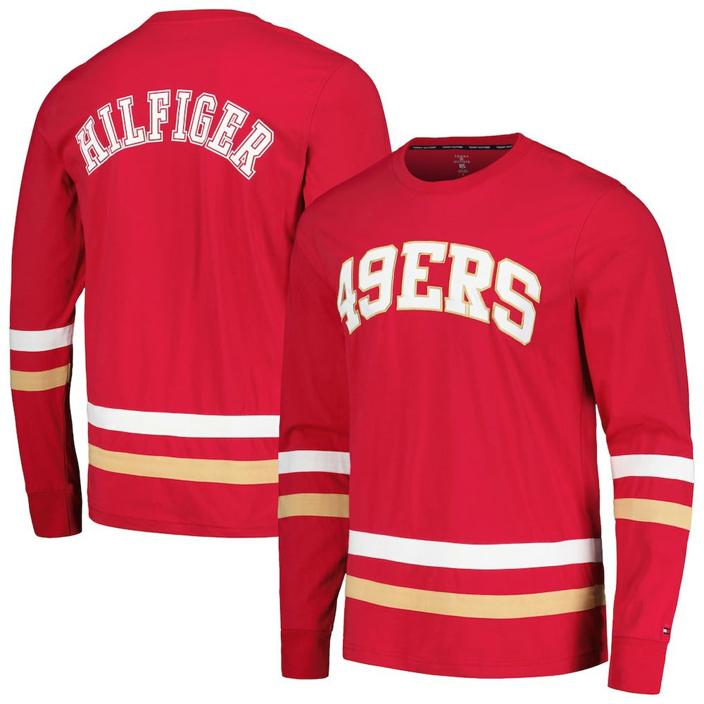 San Francisco 49ers Tommy Hilfiger Nolan Long Sleeve T-Shirt Red/Gold