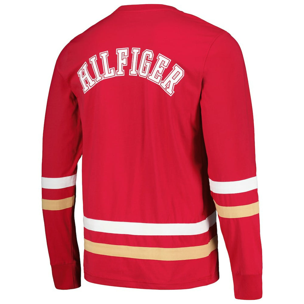 San Francisco 49ers Tommy Hilfiger Nolan Long Sleeve T-Shirt Red/Gold