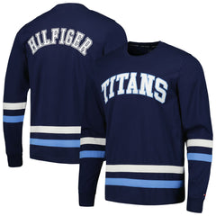 Tennessee Titans Tommy Hilfiger Nolan Long Sleeve T-Shirt Navy/Light Blue