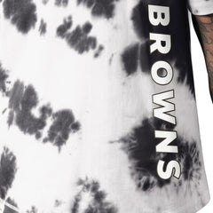 Cleveland Browns MSX by Michael Strahan Freestyle Tie-Dye T-Shirt Black