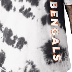 Cincinnati Bengals MSX by Michael Strahan Freestyle Tie-Dye T-Shirt Black