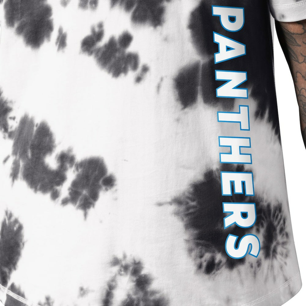 Carolina Panthers MSX by Michael Strahan Freestyle Tie-Dye T-Shirt Black