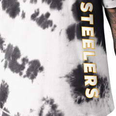 Pittsburgh Steelers MSX by Michael Strahan Freestyle Tie-Dye T-Shirt Black