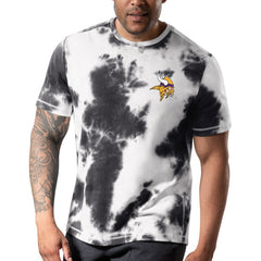 Minnesota Vikings MSX by Michael Strahan Freestyle Tie-Dye T-Shirt Black