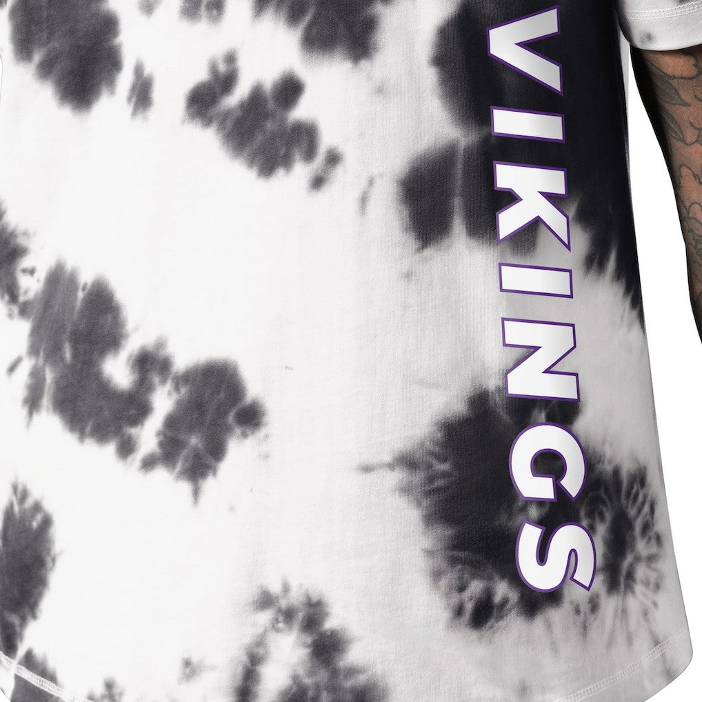 Minnesota Vikings MSX by Michael Strahan Freestyle Tie-Dye T-Shirt Black
