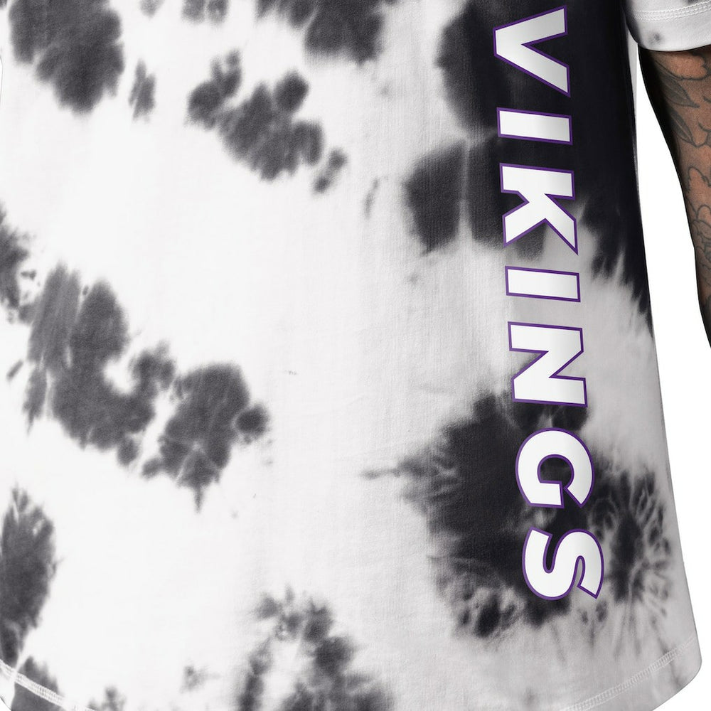 Minnesota Vikings MSX by Michael Strahan Freestyle Tie-Dye T-Shirt Black