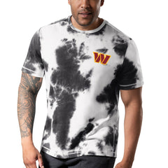 Washington Commanders MSX by Michael Strahan Freestyle Tie-Dye T-Shirt Black