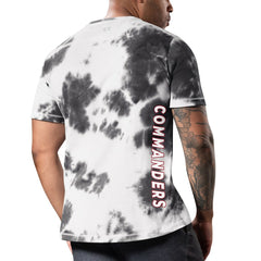 Washington Commanders MSX by Michael Strahan Freestyle Tie-Dye T-Shirt Black
