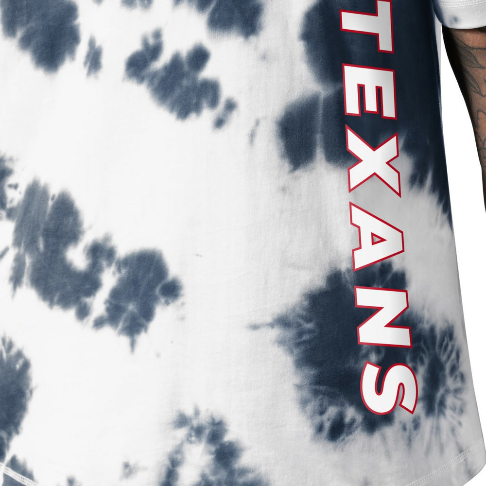 Houston Texans MSX by Michael Strahan Freestyle Tie-Dye T-Shirt Navy