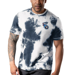 Tennessee Titans MSX by Michael Strahan Freestyle Tie-Dye T-Shirt Navy