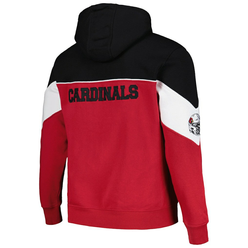 Arizona Cardinals Starter Running Back Full-Zip Hoodie Cardinal/Black