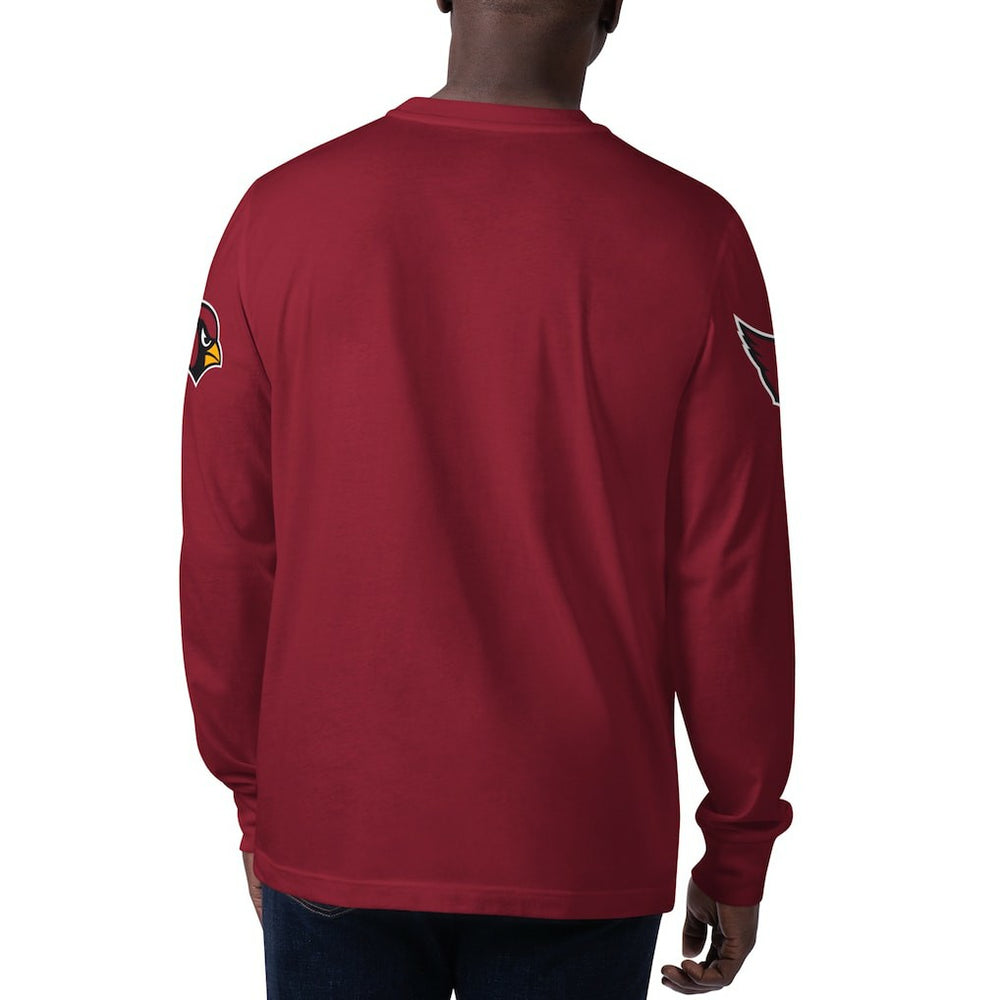 Arizona Cardinals Starter Clutch Hit Long Sleeve T-Shirt Cardinal