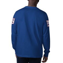 New York Giants Starter Clutch Hit Long Sleeve T-Shirt Royal