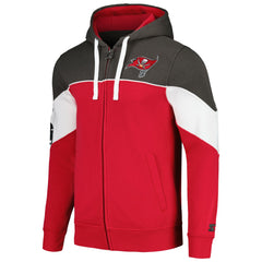 Tampa Bay Buccaneers Starter Running Back Full-Zip Hoodie Red/Pewter