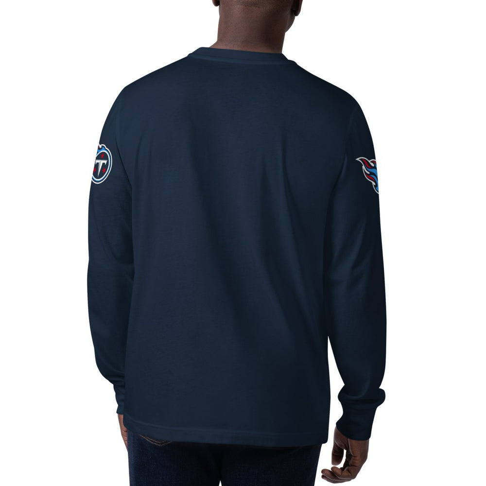 Tennessee Titans Starter Clutch Hit Long Sleeve T-Shirt Navy