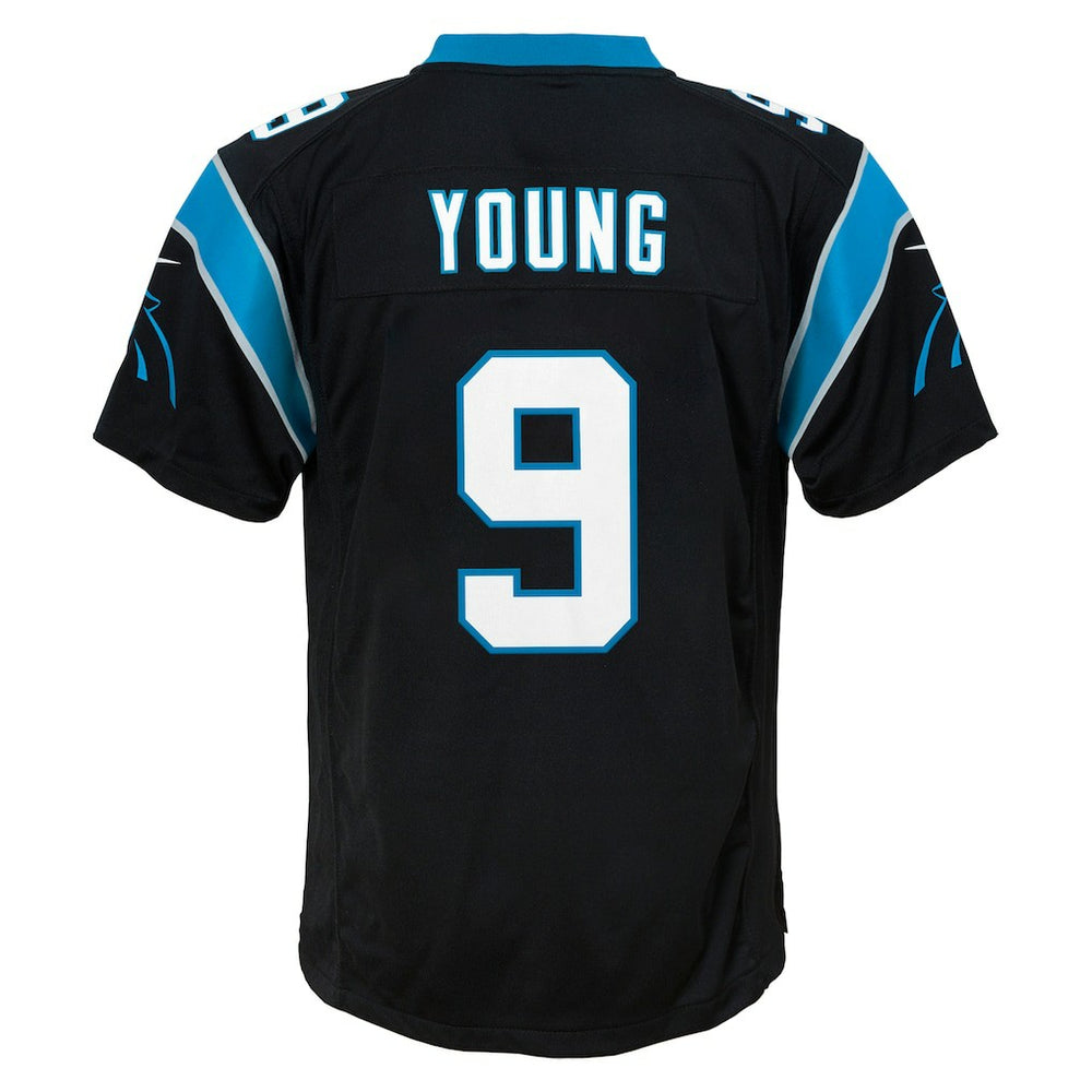 Bryce Young Carolina Panthers Youth Game Jersey Black