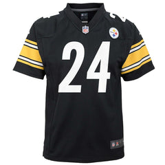 Joey Porter Jr. Pittsburgh Steelers Youth Game Jersey Black