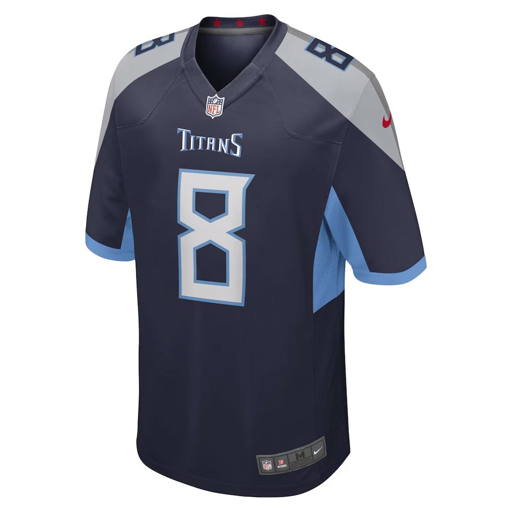 Will Levis Tennessee Titans Youth Game Jersey Navy