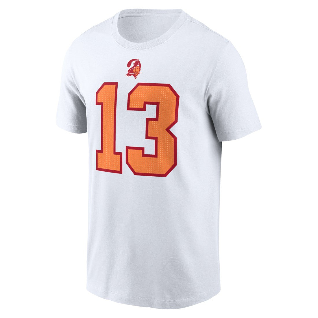 Mike Evans '76 Tampa Bay Buccaneers 50th Season Name & Number T-Shirt White