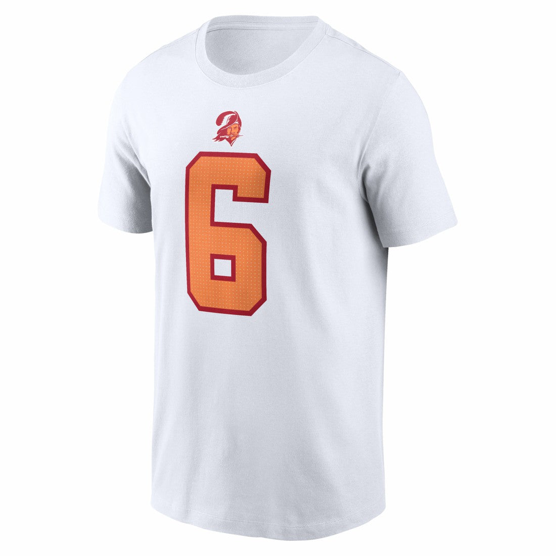 Baker Mayfield '76 Tampa Bay Buccaneers 50th Season Name & Number T-Shirt White