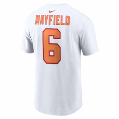 Baker Mayfield '76 Tampa Bay Buccaneers 50th Season Name & Number T-Shirt White