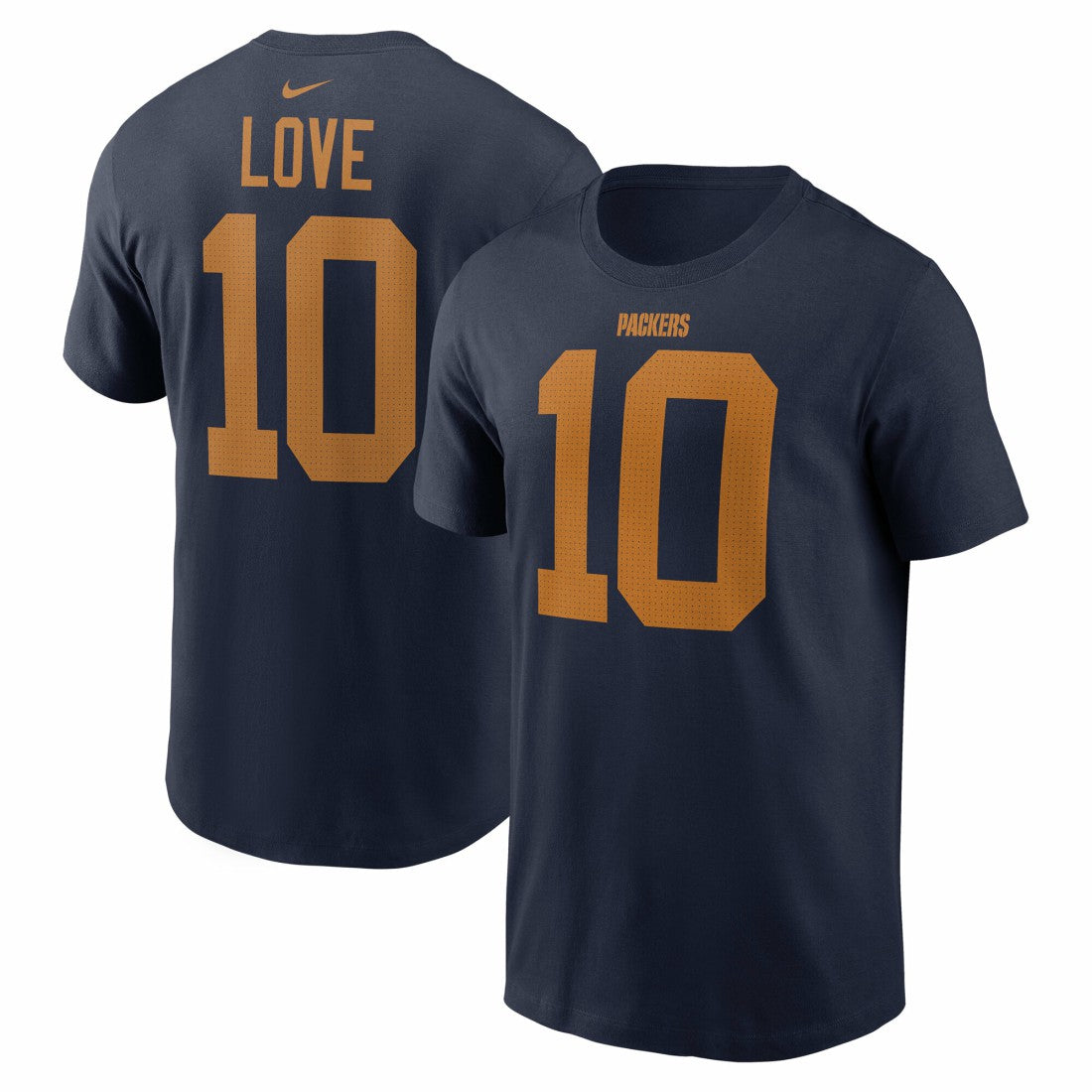 Jordan Love Green Bay Packers The 1923 Classic Name & Number T-Shirt Navy