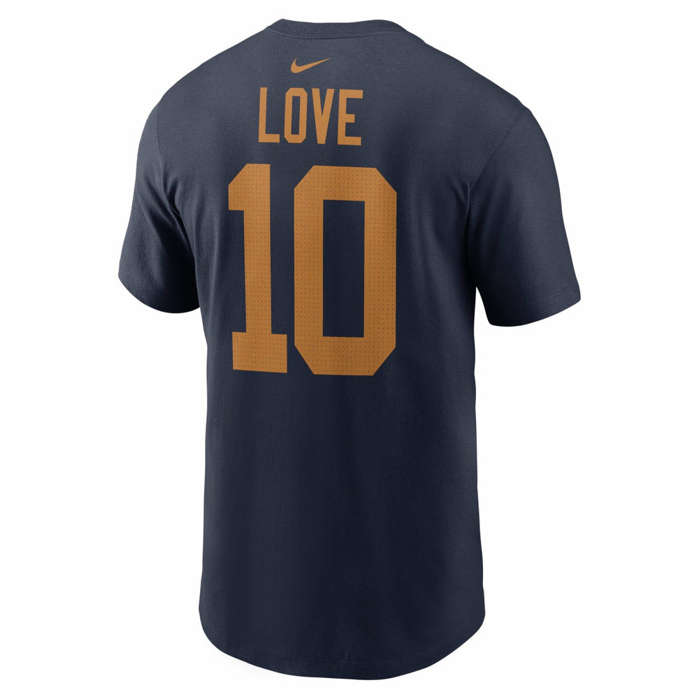 Jordan Love Green Bay Packers The 1923 Classic Name & Number T-Shirt Navy