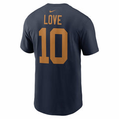 Jordan Love Green Bay Packers The 1923 Classic Name & Number T-Shirt Navy