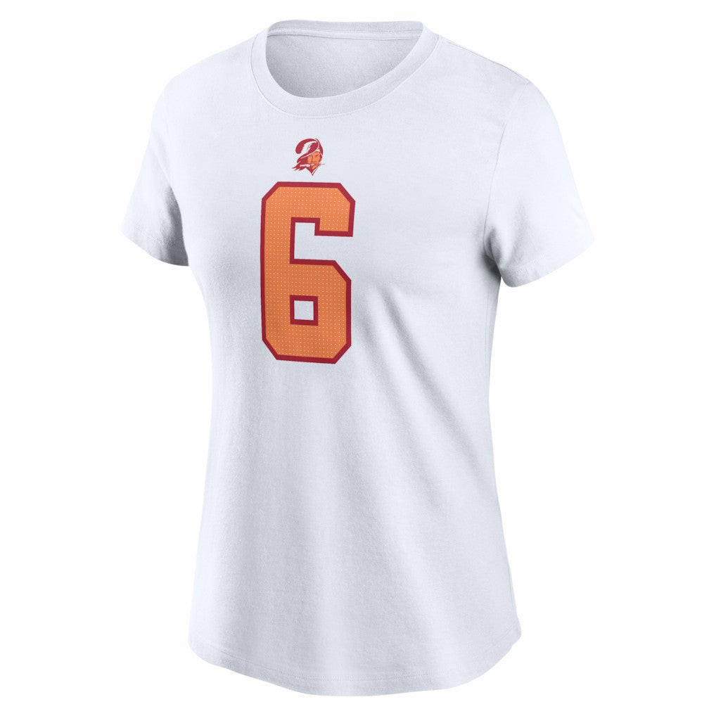 Baker Mayfield Tampa Bay Buccaneers Women's Name & Number T-Shirt White
