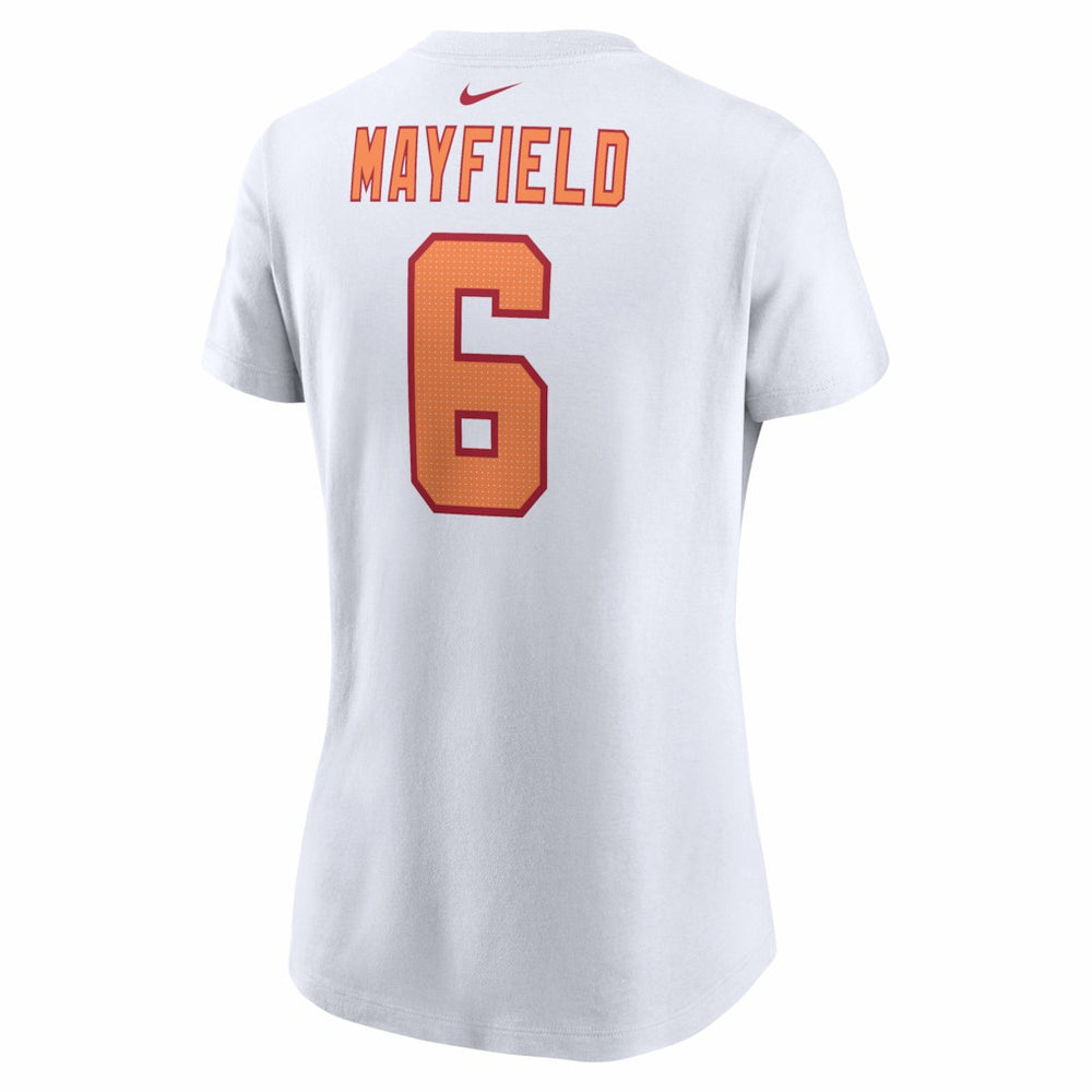 Baker Mayfield Tampa Bay Buccaneers Women's Name & Number T-Shirt White