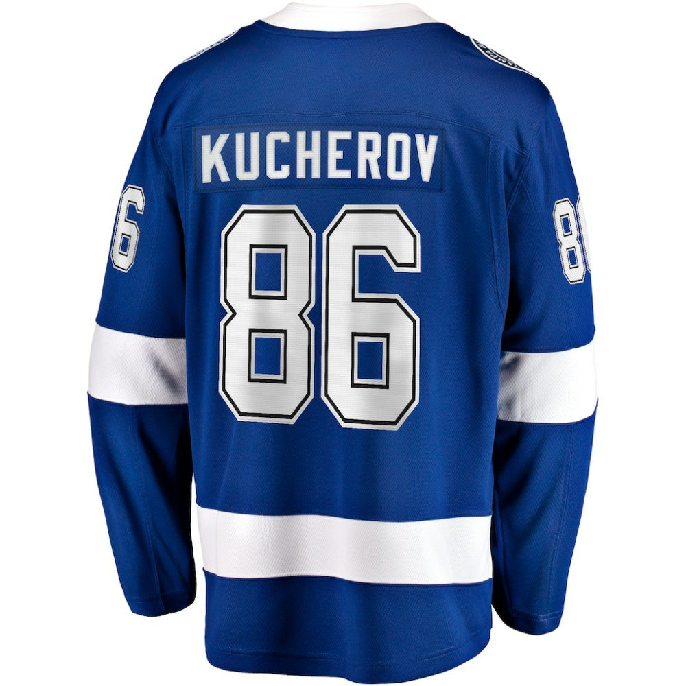 NHL Nikita Kucherov Tampa Bay Lightning Fanatics Home Breakaway Jersey - Blue