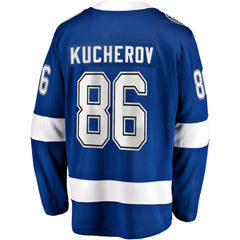 NHL Nikita Kucherov Tampa Bay Lightning Fanatics Home Breakaway Jersey - Blue