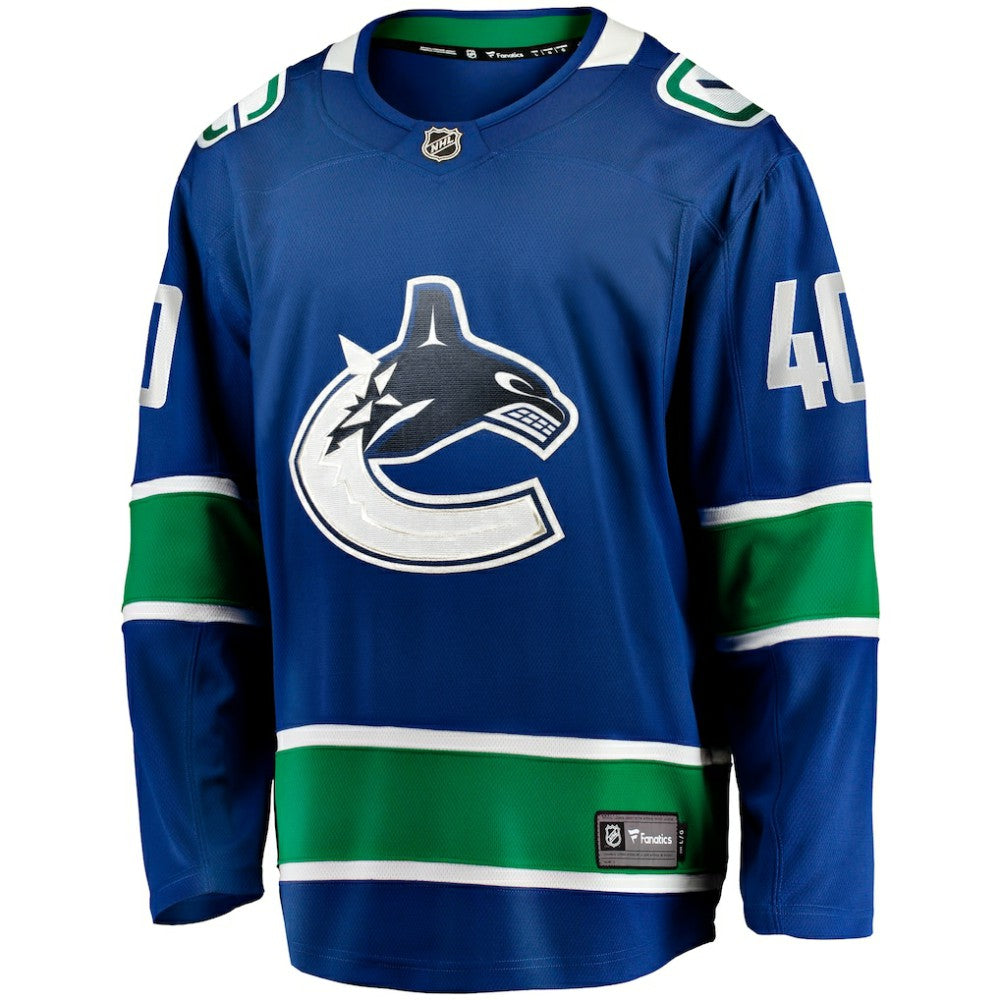 NHL Elias Pettersson Vancouver Canucks Fanatics Home Breakaway Jersey - Blue