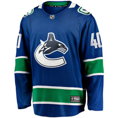 NHL Elias Pettersson Vancouver Canucks Fanatics Home Breakaway Jersey - Blue