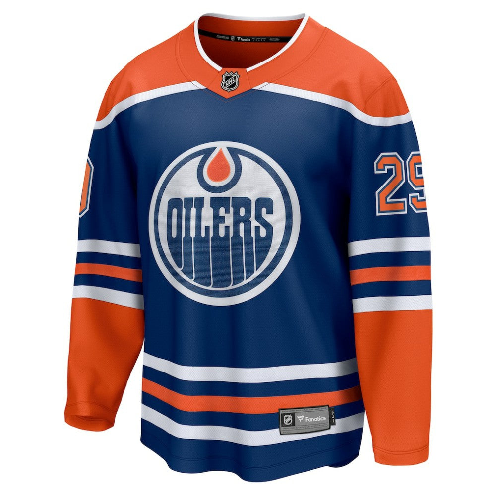 NHL Leon Draisaitl Edmonton Oilers Fanatics Home Breakaway Jersey - Royal