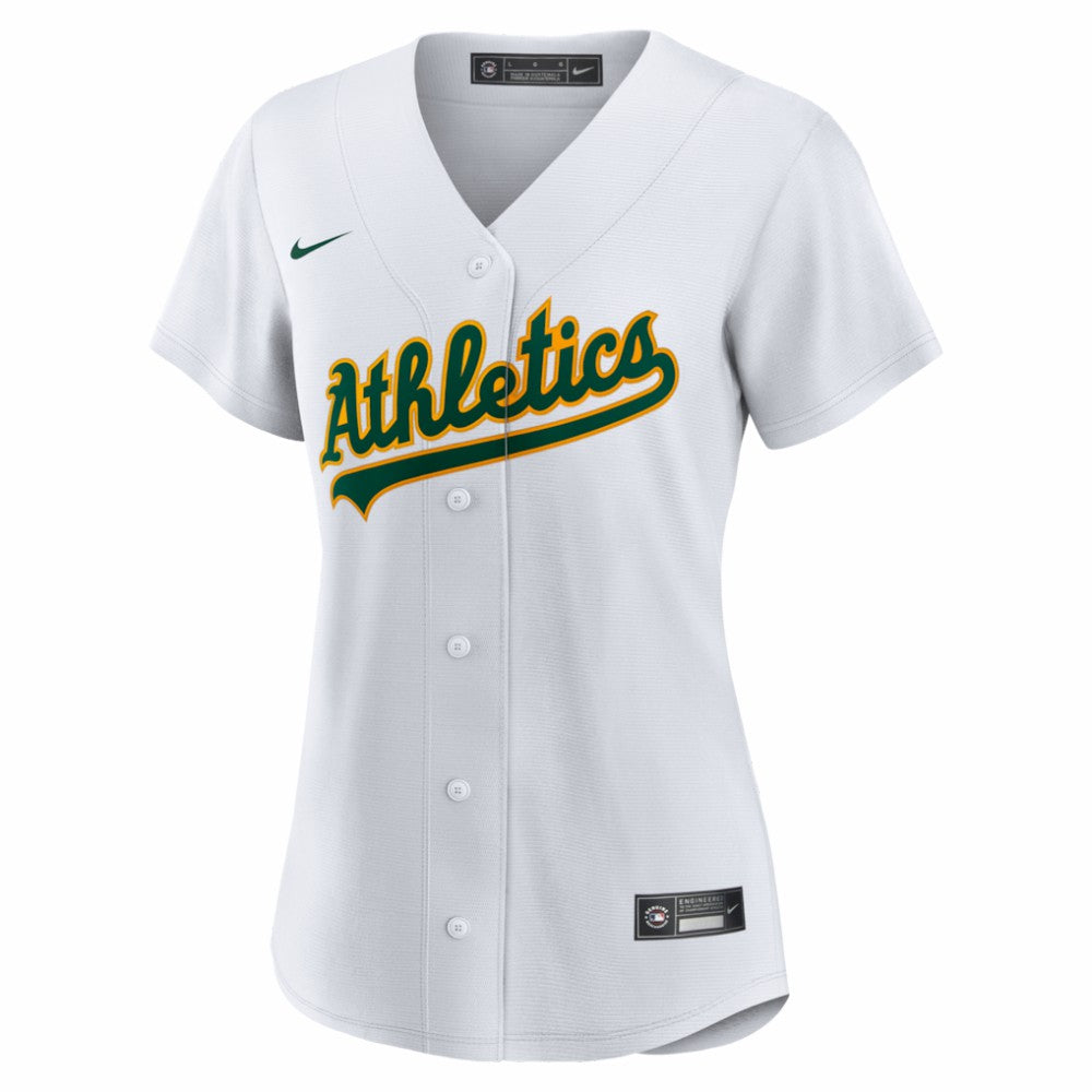 Jeff McNeil Athletics Nike Women's Home Replica Jersey - White Jerseys