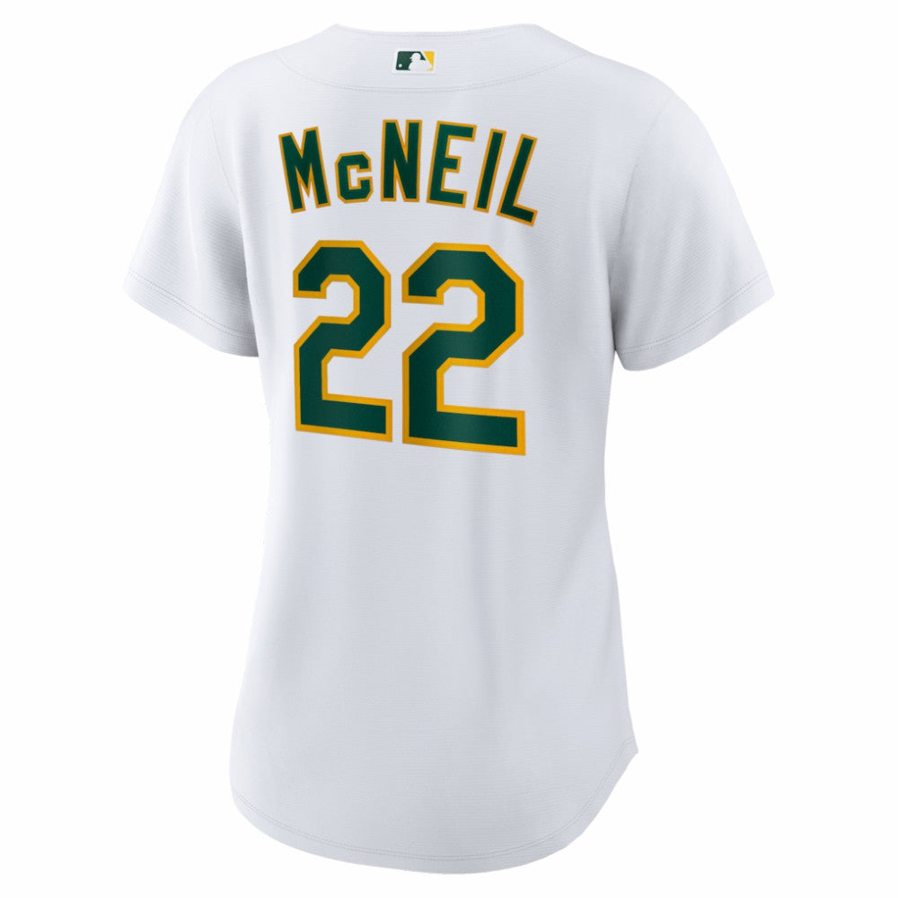 Jeff McNeil Athletics Nike Women's Home Replica Jersey - White Jerseys