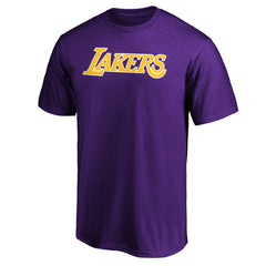 Los Angeles Lakers Wordmark Alt T-Shirt Purple