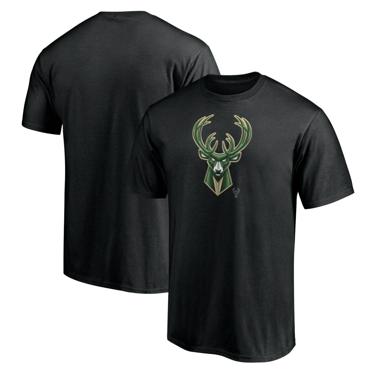 Milwaukee Bucks Midnight Mascot T-Shirt Black