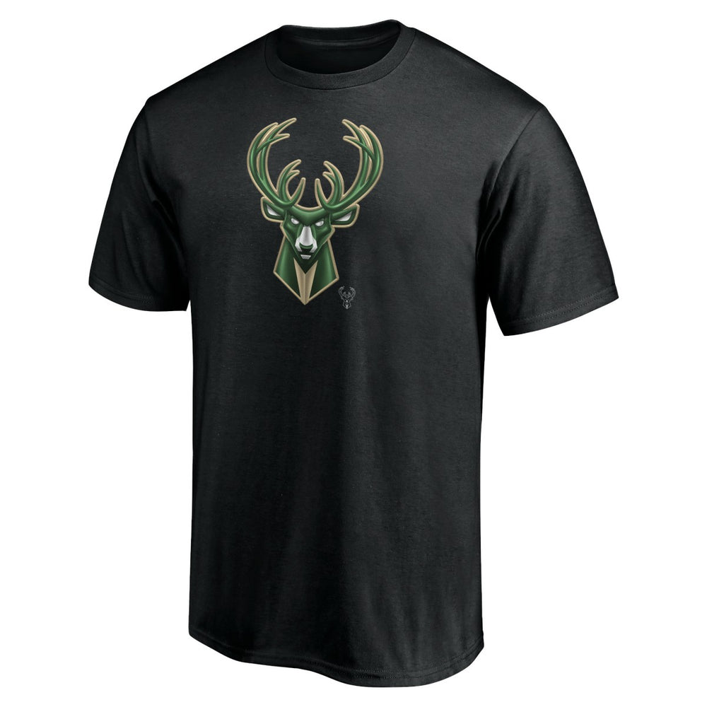 Milwaukee Bucks Midnight Mascot T-Shirt Black