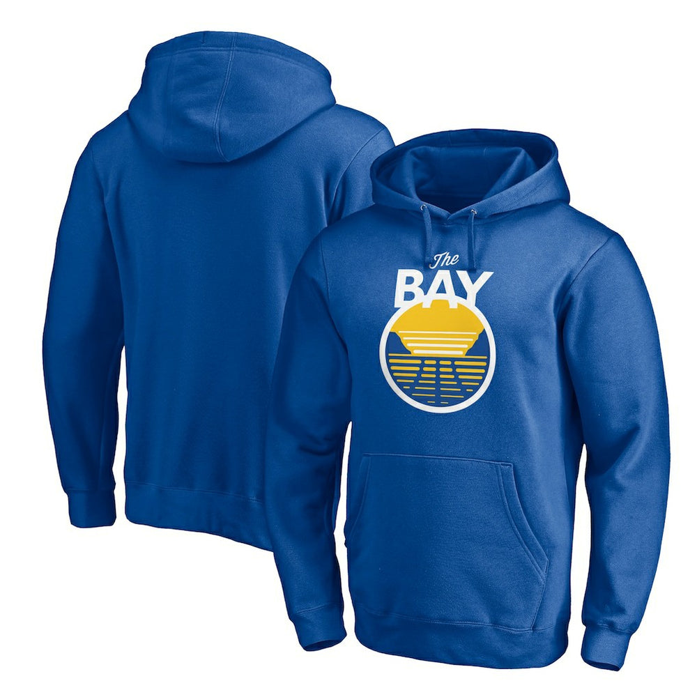 Golden State Warriors The Bay Logo Pullover Hoodie Royal