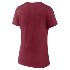 Cleveland Cavaliers Women's Hometown Collection The Land V-Neck T-Shirt Wine