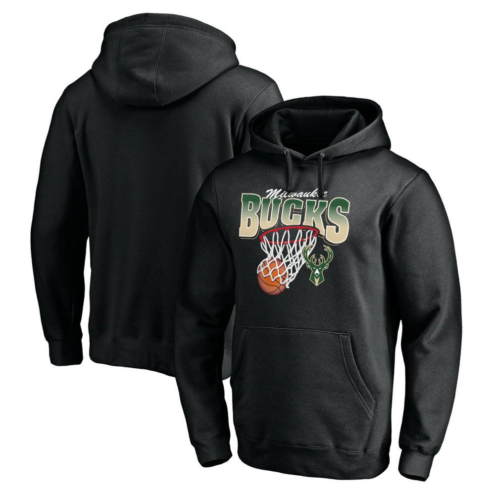 Milwaukee Bucks Balanced Floor Pullover Hoodie Black